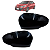 Par Capa Retrovisor Com Abertura P/ Pisca Yaris 2018 a 2024 Original - Imagem 1