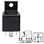 Rele Auxiliar Universal C/ Suporte 12v 40/30a 5 Terminais - Imagem 2