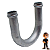 Tubo U 19mm Alumínio Isolar Ar Quente Adaptador Universal - Imagem 2