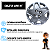 Jogo Calota Aro 14 Ford Fiesta Hatch Sedan 2011 2012 Prata - Imagem 6