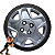 Jogo Calota Aro 14 Ford Fiesta Hatch Sedan 2011 2012 Prata - Imagem 3