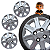 Jogo De Calota Aro 13 Fiat Uno Way Economy - Imagem 4