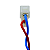 Plug Chicote 02 Vias Encaixe Fêmea Bobina Injeção Titian 150cc - Imagem 4
