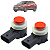 Par Sensor Estacionamento GM Onix Tracker 2020 Até 2022 - Imagem 1