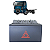 Botão Pisca Alerta 12v Ford Cargo 816 1119 1319 2012/... - Imagem 1