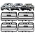 Kit 4 Tela Difusor De Ar Painel Gol Parati Saveiro G3 1999 2000 2001 2002 2003 2004 2005 - Imagem 13