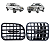 Kit 2 Difusor Saida Ar S10/Blazer 2001 02 03 A 2011 Central - Imagem 1