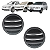 Kit 2 Difusor De Ar Central Lateral Gol Parati Saveiro G3 1999 Até 2005 G4 2006 Até 2014 - Imagem 1