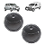 Kit 2 Difusor Tela Saída Ar Uno 2010 a 2015 Fiorino 2014 a 2020 Lateral - Imagem 1