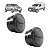 Kit 2 Difusor Tela Saída Ar Uno 2010 a 2015 Fiorino 2014 a 2020 Lateral - Imagem 13