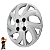 Jogo 4 Calota Fiat Palio Fire 2015 2016 Aro 14 Prata - Imagem 4