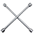 Chave De Roda Cruz 4 Bocas Universal Carro 17 19 21 23 - Imagem 1