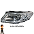 Kit Farol Dianteiro Ônix Prisma 2012 2013 2014 2015 2016 Cromado - Imagem 4
