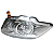 Farol Dianteiro Agile 2009 a 2013 Montana 2011 até 2021 Cromado - Imagem 12