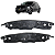Kit 2 Guia Parachoque Dianteiro Peugeot 208 2021 2022 2023 2024 - Imagem 1