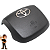 Capa Tampa Do Volante Airbag Toyota Hilux Srv 2015 2016 2017 Original - Imagem 3