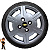 Jogo Calotas Aro 13 Celta Corsa Classic 2009 2010 2011 2012 + Emblema - Imagem 3