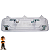 Lanterna Luz Teto Cristal Montana 2003 2004 2005 2006 2008 C/Led - Imagem 4