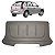 Tampão Bagagito Gol G4 05 06 07 08 09 até 2014 Carpete Cinza - Imagem 1