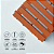 Decks Madeira Plástico Encaixe Modular Piscina Sacada Cedro 30x30x2,5cm - Imagem 1