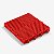 Piso Plástico Modular Automotivo - Vermelho - 33x33cm - Imagem 1