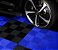 Piso Plástico Modular Automotivo - Azul - 33x33cm - Imagem 1