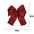 Laço Natal vermelho quadriculado - kit 12 unidades - Imagem 3