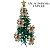 Laço rústico com Árvore de Natal Verde - Kit 24 unidades - Imagem 4