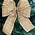 Laço Natal dourado quadriculado - kit 06 unidades - Imagem 2