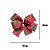 Laço Natal Xadrez Vermelho - Kit 18 unidades - Imagem 4