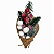 Anel Porta Guardanapo Natal Azevinho Fruta - Kit 08 unidades - Imagem 4