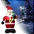 Enfeite Natal Papai Noel Inflável LED Grande 1,20mt Bivolt - Imagem 6
