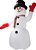 Boneco de Neve Inflável LED 2,40mt Enfeite Natal 110V/220V - Imagem 8