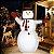Boneco de Neve Inflável LED 2,40mt Enfeite Natal 110V/220V - Imagem 4