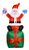 Papai Noel Caixa Presente Inflável 1,80mt Natal LED Bivolt - Imagem 1