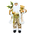 Enfeite Papai Noel Dourado 90cm - Imagem 1