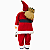 Enfeite Papai Noel Vermelho 90cm - Imagem 3