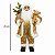 Papai Noel Dourado 45cm Decoração Árvore de Natal Luxo - Imagem 6