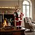 Papai Noel Vermelho 45cm Decoração Árvore de Natal Luxo - Imagem 9
