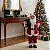 Papai Noel Vermelho 45cm Decoração Árvore de Natal Luxo - Imagem 2