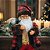 Papai Noel Musical 36cm c/ Movimento Decoração Árvore Natal - Imagem 3
