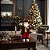 Papai Noel Musical 36cm c/ Movimento Decoração Árvore Natal - Imagem 8