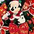 Árvore Natal 1,80mt Tema Disney 600 Galhos Mickey & Minnie - Imagem 6