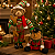 Kit 2 Ursos Natalinos 50cm e 25cm Decoração de Natal Premium - Imagem 4