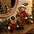 Kit 2 Ursos Natalinos 50cm e 25cm Decoração de Natal Premium - Imagem 5