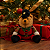Urso de Pelúcia Natalino 25cm Decoração de Natal Premium - Imagem 2