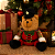 Urso de Pelúcia Natalino 25cm Decoração de Natal Premium - Imagem 5