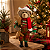 Boneco Natalino Urso Esquiador 50cm Decoração de Natal - Imagem 7