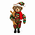 Boneco Natalino Urso Esquiador 50cm Decoração de Natal - Imagem 1