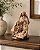 Sagrada Família 20cm RoupasTecido Presépio Religioso Decor - Imagem 4